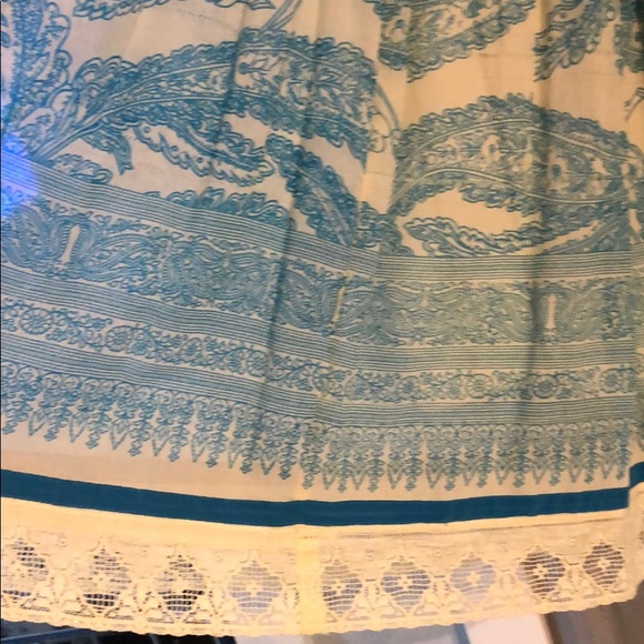 Tracey Reese midi paisley and lace skirt - Picture 2 of 4